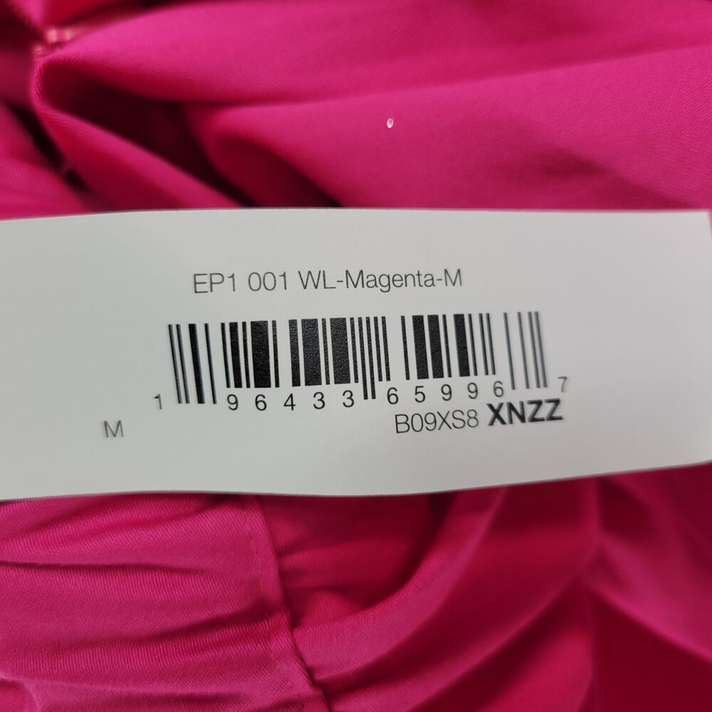 Making the Cut Designer Sienna High Low Dress Medium Magenta Ruffle Flounce New - Picture 6 of 16